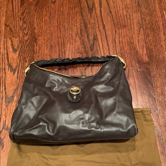authentic black gucci hobo with dust bag - Picture 4 of 8